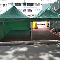 4m x 4m易開合式帳篷(深綠)